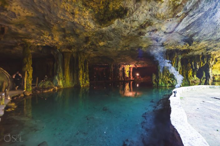 Tulum cenote vow renewal ceremony in Mexico Location