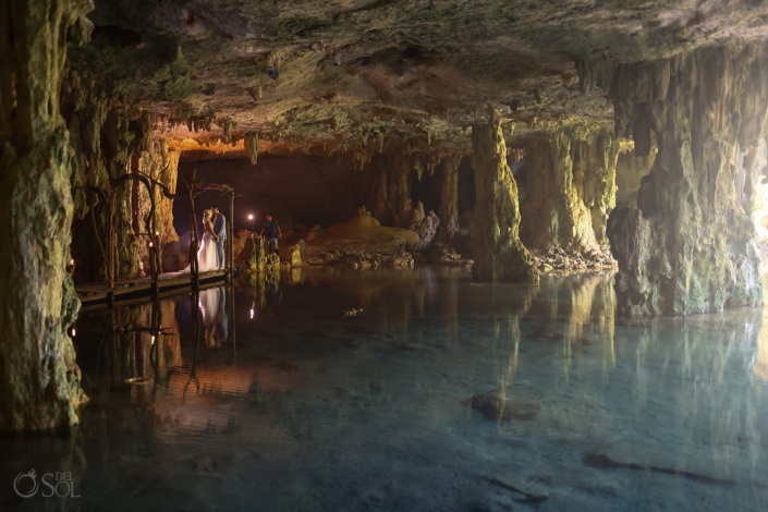 Tulum cenote vow renewal ceremony