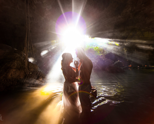 Romantic Tulum Cenote Vow Renewal