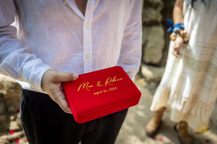 del sol photography Surprise proposal cenote ceremony