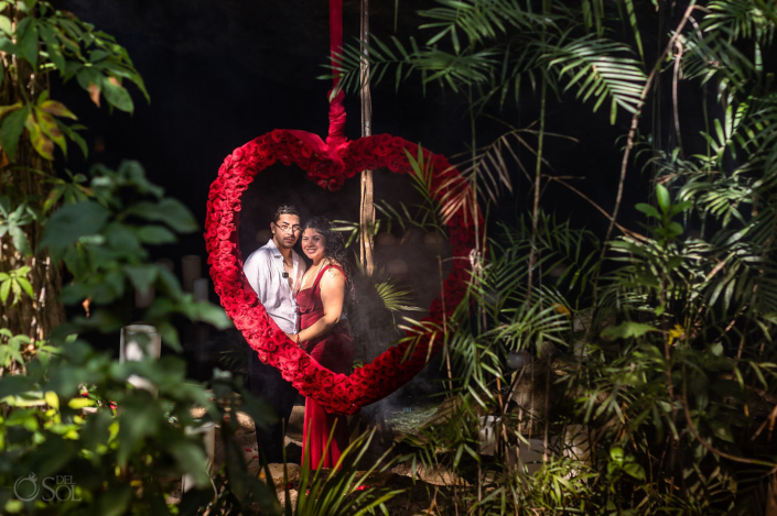 del sol photography Surprise proposal cenote ceremony