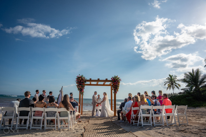 Dreams Tulum wedding ceremony
