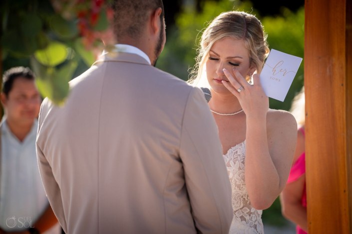 Dreams Tulum wedding ceremony