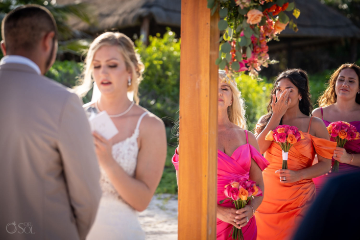 Dreams Tulum wedding ceremony