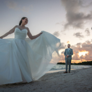 Destination Secrets Akumal Arch Wedding Ceremony – E+J destination beach wedding at Secrets Akumal Adults only arch ceremony