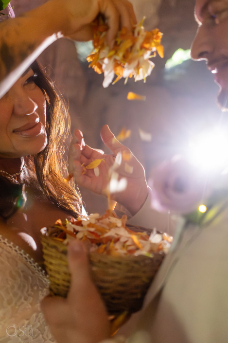 Epic cenote wedding location in Mexico chosen for an intimate micro wedding experience