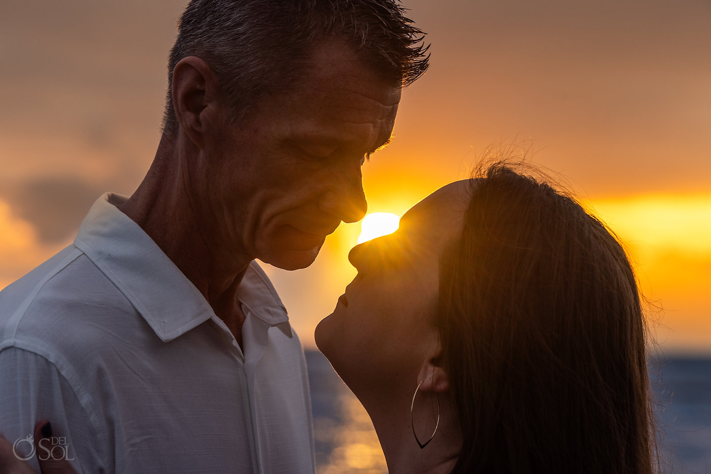 Couple exchanging vows during a quiet micro vow renewal