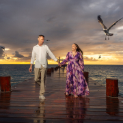 Micro vow renewal ceremony inspired by choosing time together
