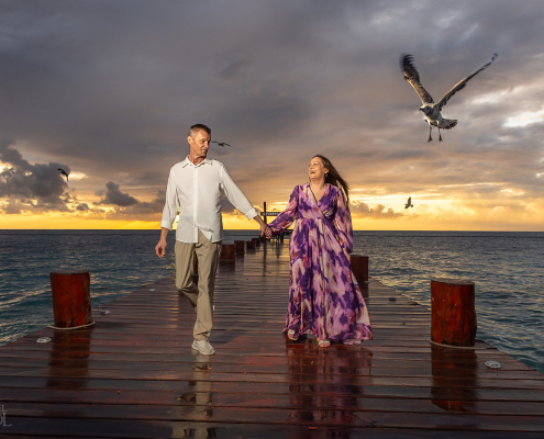 Micro vow renewal ceremony inspired by choosing time together