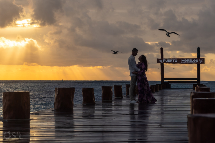 Couple reconnecting during a meaningful micro vow ceremony