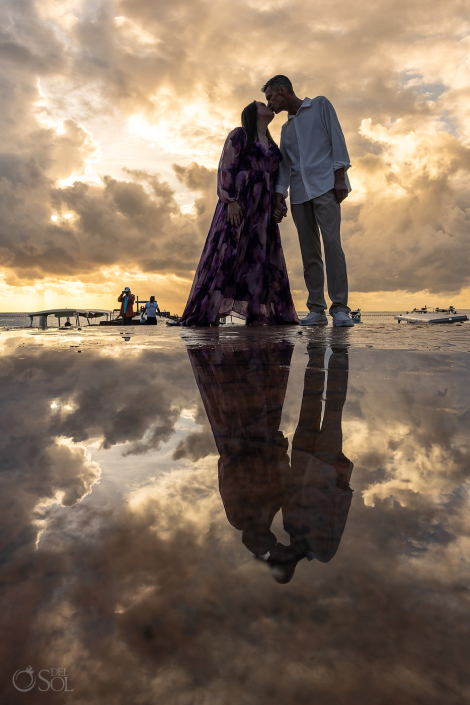 Peaceful vow renewal location in Mexico focused on stillness and reflection